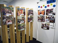 ビジネス支援コーナー「海外で働く～青年海外協力隊・シニア海外ボランティア活動写真展～」会場の様子
