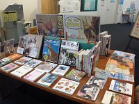 4階ミニ展示コーナー「癒やしのペット」会場の様子